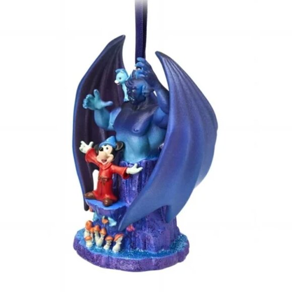 New in Box Disney Fantasia Mickey Chernobog Sketchbook Christmas Ornament NWT - Picture 3 of 3